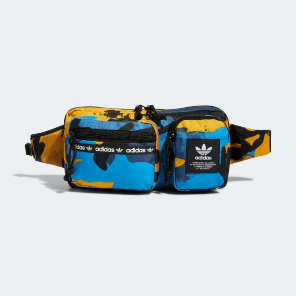 *NEW* Adidas Rectangle Crossbody Blue Yellow 2022